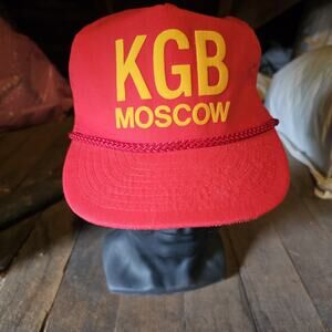 KGB Moscow Russia Spy Trump Trucker vintage 1980s/1990s snapback hat